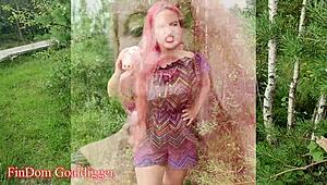 Findom Queen Orders You to Jerk Off for Cash in Domination Play