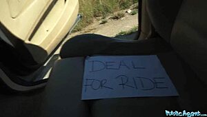 Public agent snags her for outdoor banging after cash deal