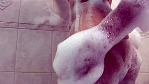 Masturbation session with extremely hairy teen cunt solo.