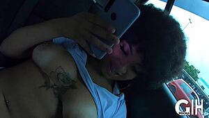 Wishing my latina friend was in the car for some fun