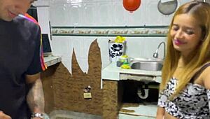 Stepsister gives pussy after harassment!