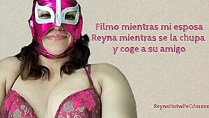 Look, my wife Reyna sucks and gets pounded by my hung friend!