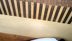 skinny alternative chick in deepthroat roleplay during one night stand at mountain cottage