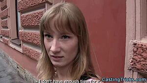 European Amateur Sucks Cock In POV Casting Bang