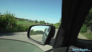 Public agent snags her for outdoor banging after cash deal