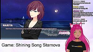 vtuber lewdneko plays shining song starnova mariya route in wild hentai game