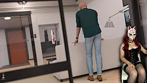 Steps Of Debauchery 36 - College Girl Flashes Skirt For Wild Action