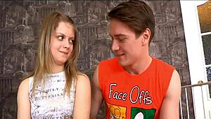 uhh, russian girl got banged by two guys, ya know?