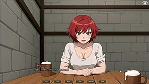 oh man, tomboy love in forge hentai game ep 2, risky bj under table public
