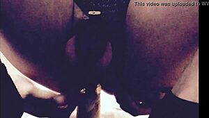 Teen Sissy in Chastity Stretches Hole with Homemade Toy for Wild Fun