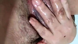 Amateur latina squirts hard everywhere