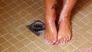 Oh my gosh, this charming blonde got steamy with a hot milf on the sofa!