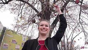 german scout says, blonde 18yo olivia sparkle picked up for rough banging at casting!