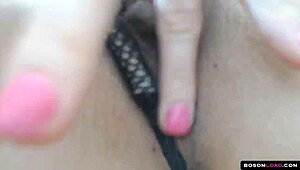 sexy witch drips juice during close-up fingering 😈