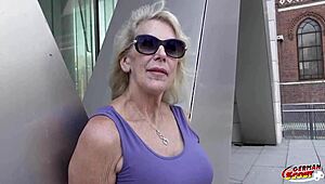 german scout finds blonde gilf bianca for rough old-young casting bang