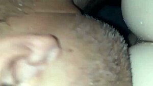 Enjoying a tasty blowjob in the shower, climaxing three times