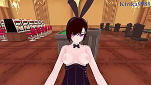 i have intense sex with shizuka mikazuki and beatrix amerhauser in bunny outfits - zom 100 hentai