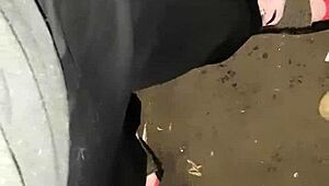 first lured my neighbor with flowers, then fucked her mouth hard for wild orgasm