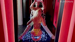 cum slut sasha beart gags on big cock pov