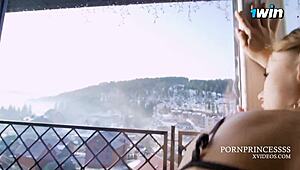 Blowjob and rough sex with hotel escort