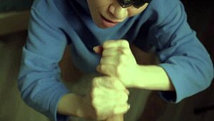 Using His Cock While Riding Him Hard With My Tight Ass.