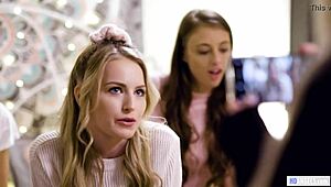 Teen Lesbian Tricked by Spoiled Bitch into Naughty Play