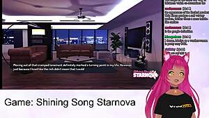 vtuber lewdneko plays shining song starnova mariya route in wild hentai game