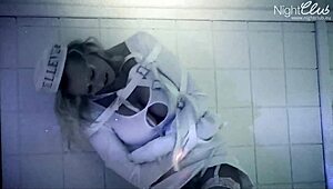 Sluts in a group get their mouths and pussies filled with huge cocks in BDSM fetish action.