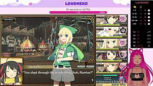 哦，vtuber Lewdneko震动棒Evenicle高潮浪叫！