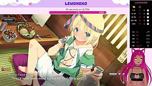 哦，vtuber Lewdneko震动棒Evenicle高潮浪叫！