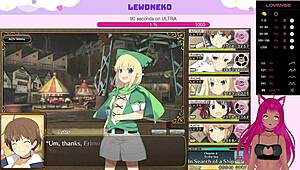 哦，vtuber Lewdneko震动棒Evenicle高潮浪叫！