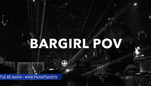 A solo girl enjoys a relaxing massage with toys.