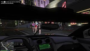 GTA 5 Hooker Fucked in First-Person Car Scene