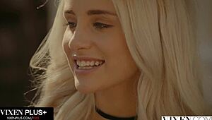 Sexy blonde creampied