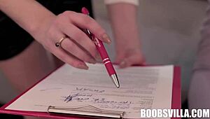 i can't resist lady lyne and nick ross at office!