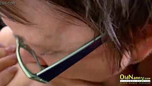 old granny lacey and honey use toys for mature lesbian masturbation