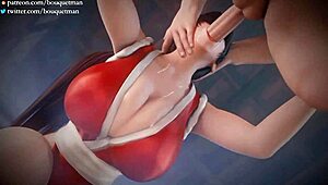 in this sfm porn compilation, asian milf gets titty fucked and rides hard