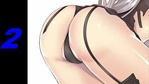 Amatsukaze and Shimakaze give dual jerk off instructions in anime hentai.