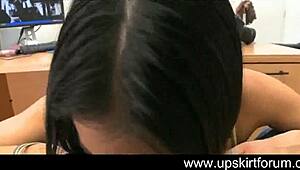 Milf Secretary Giving Pov Blowjob In Office!