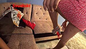 i called a cleaning lady but her beauty got me... we ended up banging hard!