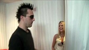 Clothed Females Dominate Naked Male in Wild Handjob Scene