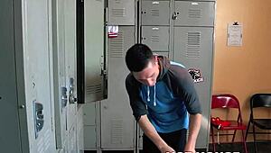 bro, twink joins team by getting drilled by coach at hot house