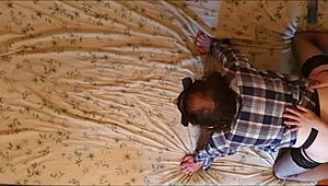 anastasia pegs sissy guys hard with strap-on!