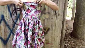 I got an outdoor blowjob from my stunning beauty