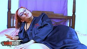 meiga do porto spanish babe drilled hard on vintage bed