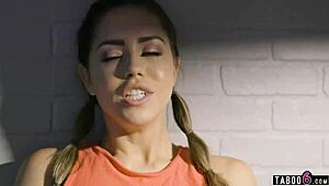 latina college teen alina lopez at party thinks she’s a guy. wild oral fun unfolds