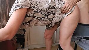 i love getting my pussy pounded in my snake-dress, so hot! 🐍