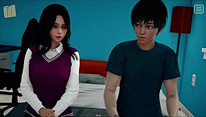 Suggestive Encounter With Bully Lover, Big Tits And Ass