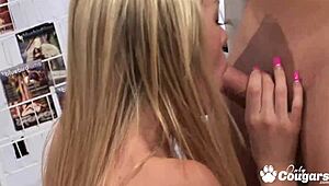 Holy Hell, British Cougars Cindy Behr and Paige Ashley Nail the Market Manager!