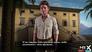 Redhead intensely riding cowgirl on huge cock in Treasure of Nadia